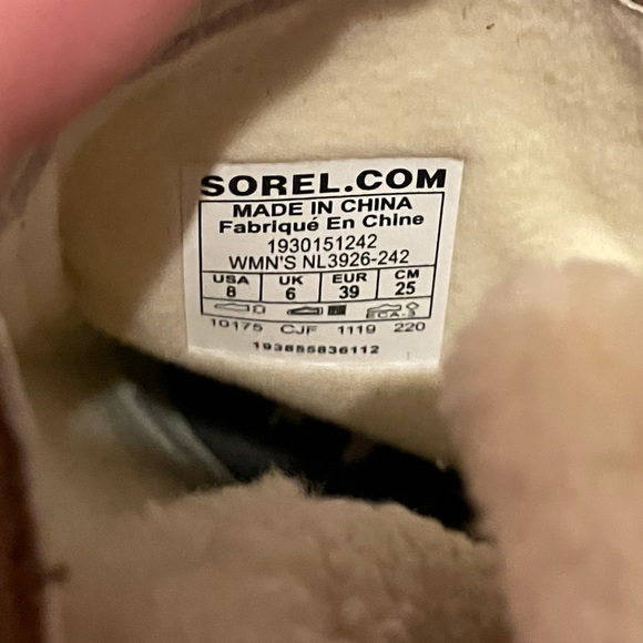 Sorel Leather boots NWOT - Picture 5 of 6
